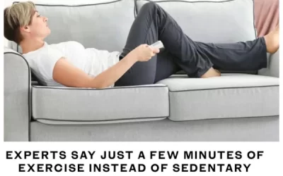 Few minutes of exercise